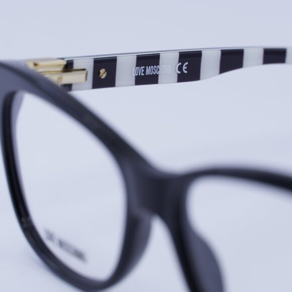 🕶️ New Moschino MOL515 0807 00 Eyeglasses - Black Frame 52mm - Picture 7 of 10